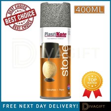 PLASTIKOTE STONE TOUCH MANHATTAN MIST SPRAY PAINT 400ML TEXTURED FINISH SEALER
