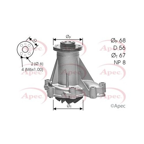 For MERCEDES VARIO 1996 on WATER PUMP