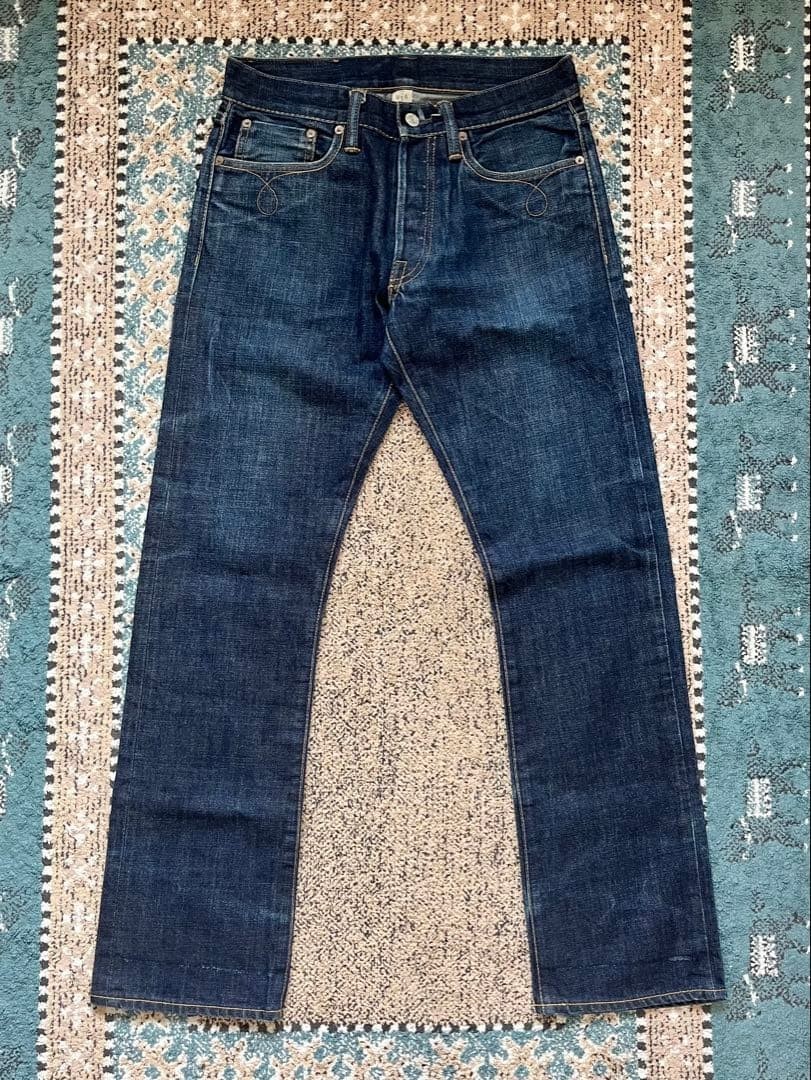 RRL Slim Boot Cut Rigid Cotton Jeans 20091 Discontinued Size 30x30