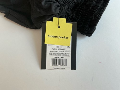Art Class Girls Black Ruffle Skirt w/ Shorts Hidden Pocket Size M (8) - Picture 5 of 7