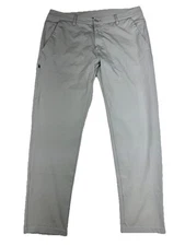 Bylt Everyday Pant 2.0 Men's XL Gray Slim Fit Tapered Leg Performance Stretch 