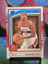2024-25 Panini Donruss - Rated Rookie Alexandre Sarr #215 (RC) Wizards