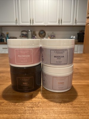 Brand New BEACHWAVER B. BUNGALOW BODY BUTTER BUNDLE (4) Full Size 8 OZ Lotions