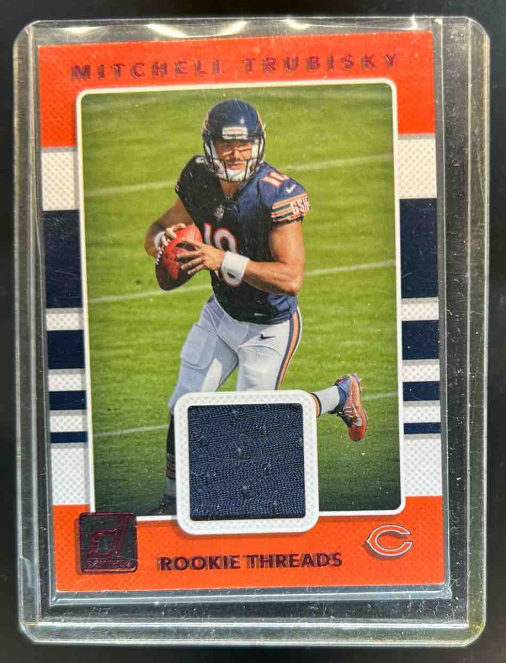 Mitchell Trubisky Panini Donruss Rookie Threads #1 Base