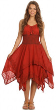 Women's Asymmetrical high low Summer Fit & Flare Party Dress Pack of 10 Pcs MIX