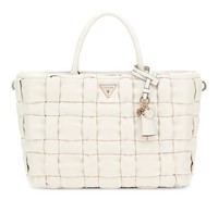 Guess Marion Satchel Handtasche Schultertasche Tasche Bone Creme Neu