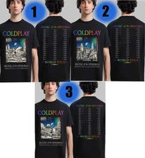 Coldplay Madison Wisconsin Music Of The Spheres 2025 Tour July 19 2025 T-shirt
