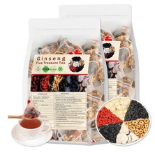 Ginseng Five Treasure Tea Herbal kidney detox cleanse repair Natural 60 Teagags