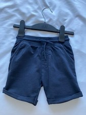 NEXT Kids unisex navy blue shorts with pockets age 2-3years good used condition 