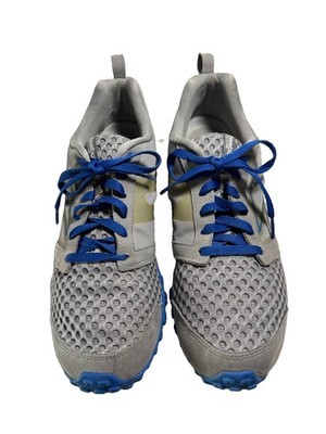 Reebok Men's RealFlex Strength Transition Training Shoes Gray Royal Blue Size 11