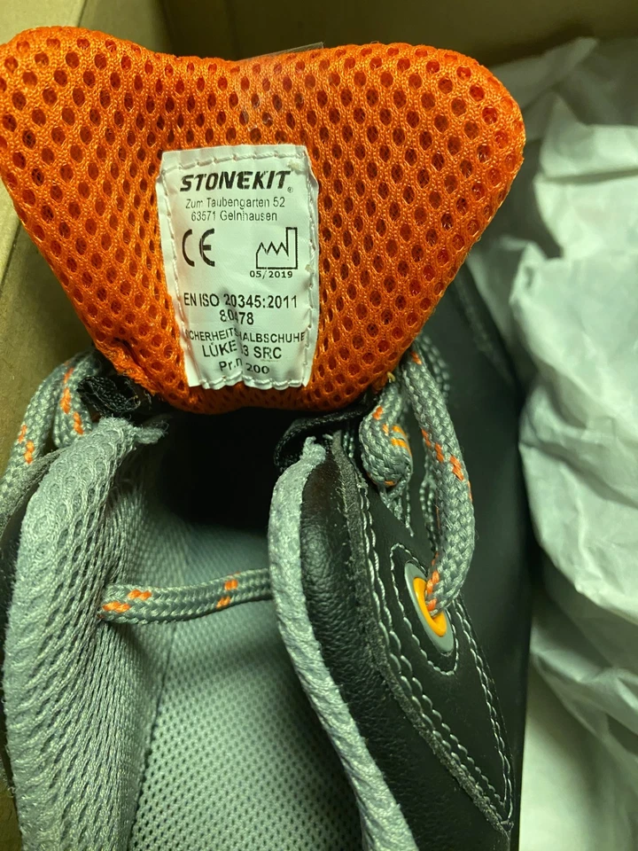 STONEKIT  Sicherheitsschuhe - Arbeitsschuhe "LUKE Safety S3" Gr.38 NEU im Karton - Bild 4 von 4