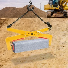 Stone Lifting Clamp Scissor Lifter Clamp Heavy Duty  Stone Clamp Yellow