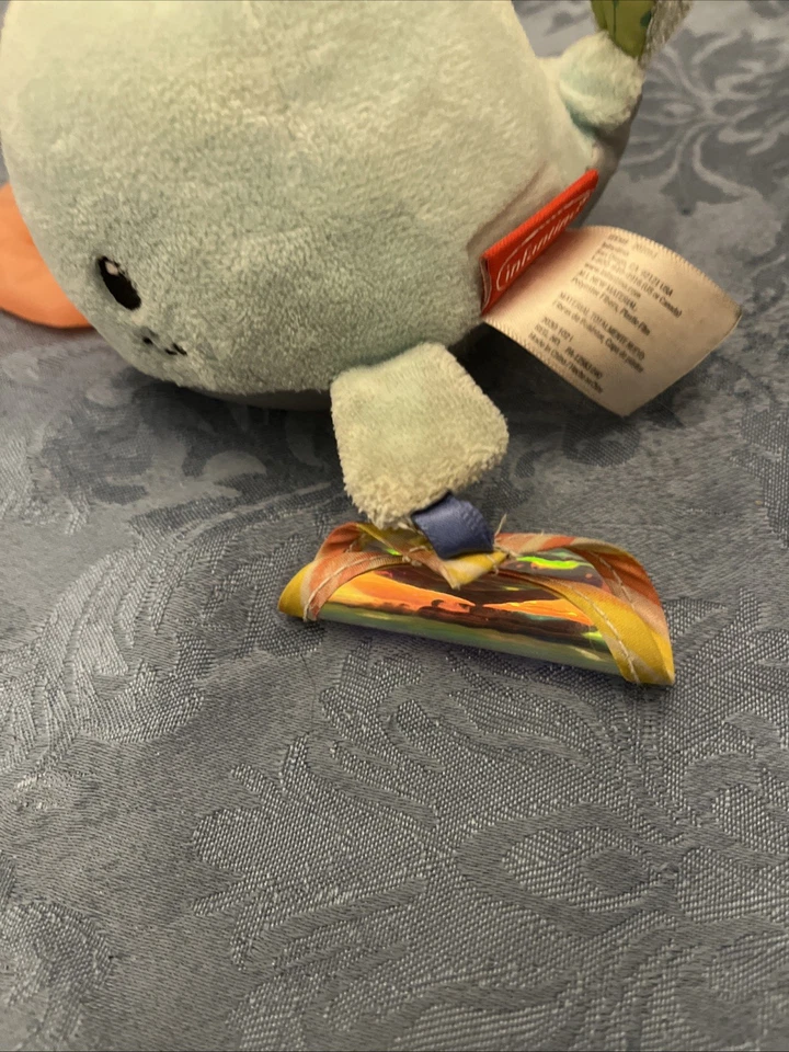 Infantino Ballena Peluche Carillón Sonajero Mordedor Clip En Peluche Arrugado Bebé Juguete 201053 Foto 3 de 4