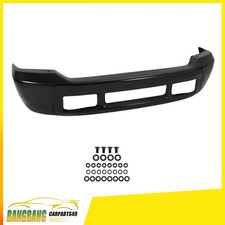 For Ford F-250 F-350 1999 2000-2004 Black Front Bumper Face Bar Wo Sensor Hole