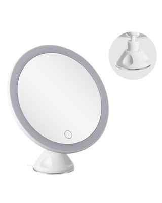 Swtroom 10x Magnifying Mirror Lighted 360 Rotation with Suction Cup