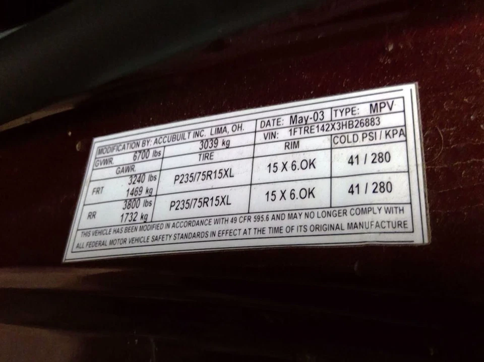 Motor de caja de fusibles para furgoneta Ford E150 00-04 977411 Foto 3 de 4