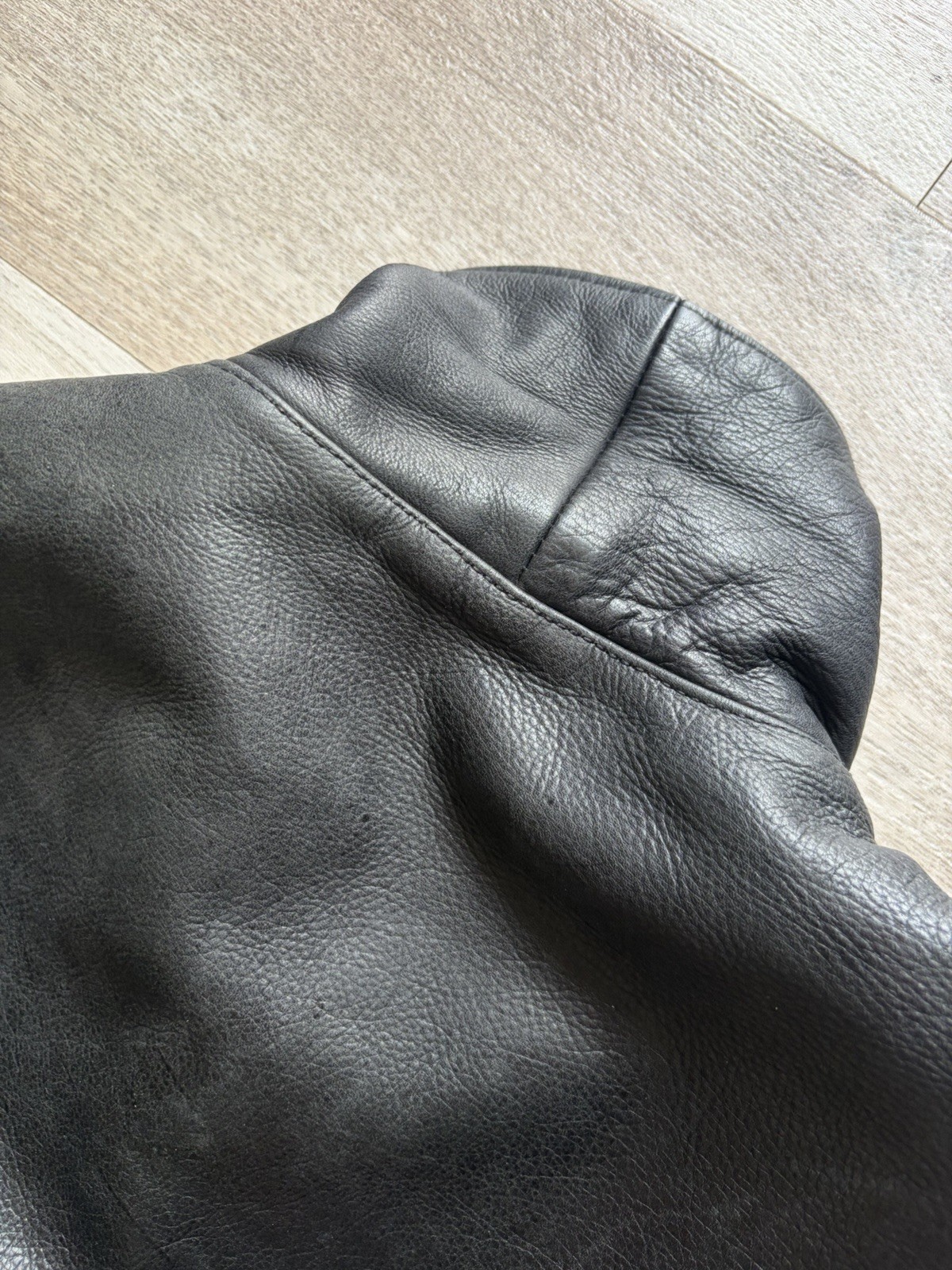 Calugi E Giannelli Leather Jacket Black Size 50 It Leather Jacket XS S image 3