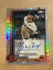 2025 Topps Chrome - Rookie Autographs Hayden Birdsong Logofractor #RA-HB