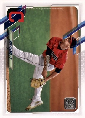 2021 Topps Zach Plesac #403 Advanced Stats /300 Indians