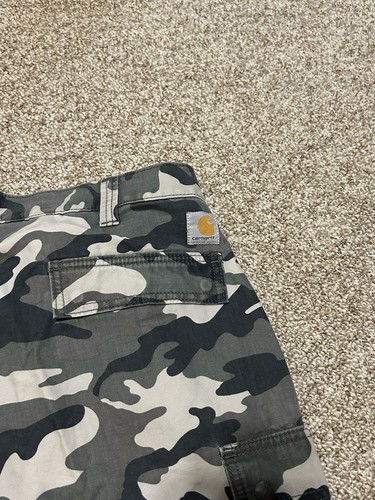Carhartt Herren Relaxed Fit Canvas Cargo Shorts, Gr. 38-40, Camouflage - Bild 5 von 7