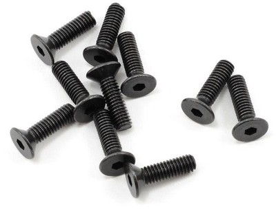 ProTek RC 4x14mm High Strength Flachkopfschrauben (10) / PTK-H-2304