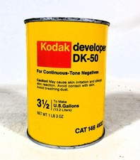 KODAK. DK-50 DEVELOPER TO MAKE 3 1/2 U.S. GALLON. UNOPENED Cat  1464932