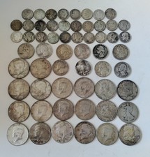 U.S. Dime/ Quarter/ Half Dollar 90% Silver Coin Lot $15.30 Face Value