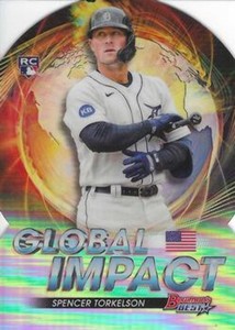 2022 Bowman's Best Spencer Torkelson Global Impact Rookie RC #GI-10 Detroit Tige
