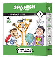 Spanish for Kids Set 3: 10 Early Reader Books with Online Audio by Germaine Choe