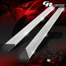 PAIR POLISHED 6" STEP BAR RUNNING BOARD FOR 2004-2014 FORD F150 SUPER CREW CAB