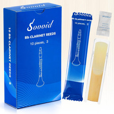 Bb Clarinet Reeds 3.0 - Natural Cane Warm Tone Box of 10
