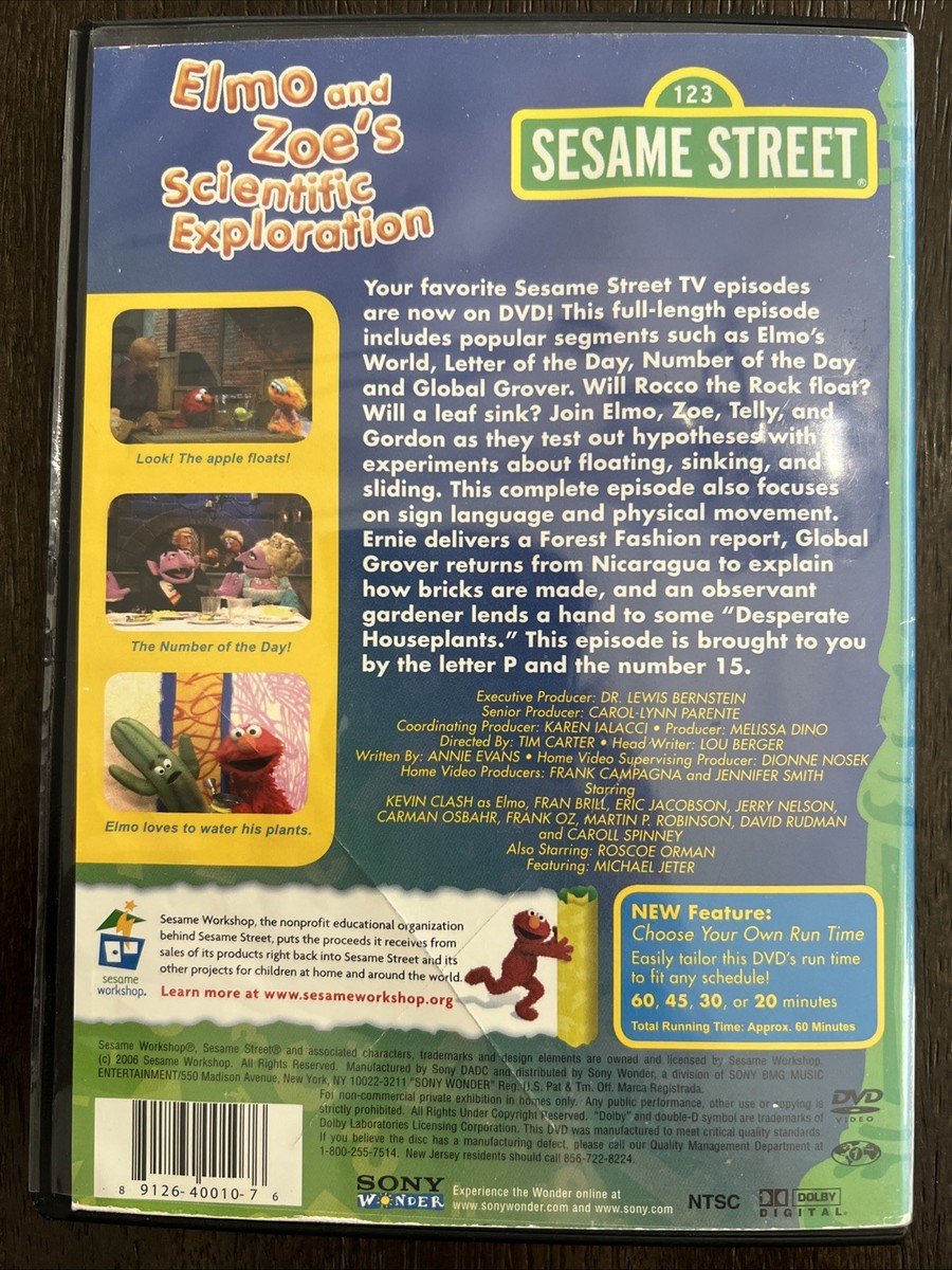 Sesame Street: Elmo & Zoe's Scientific Exploration - GOOD