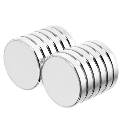 3/4 x 1/8 Inch Strong Neodymium Rare Earth Disc Magnets N52 (12 Pack) - Image 1 of 2