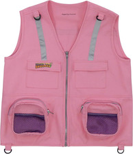 Combination Set Safe for Boys and Girls: Cargo Vest for Kids with Reflective Saf