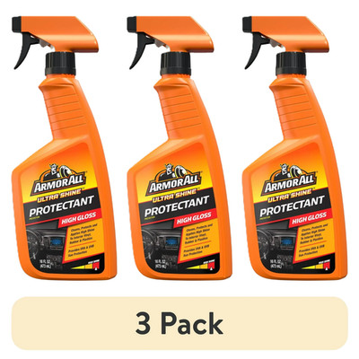 (3 pack) Armor All Ultra Shine Protectant Car Cleaning Spray - 16 fl oz