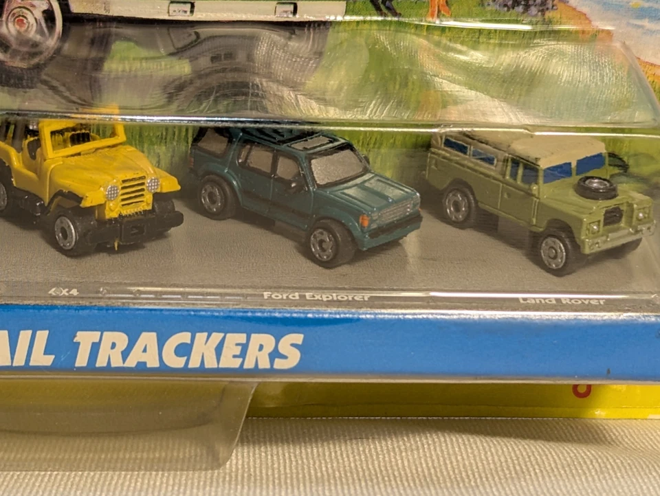 NIP Micro Machines Trail trackers #37 dually el camino 4x4 explorer land rover - Image 3 of 4