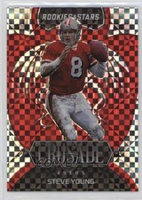 2022 Panini Rookies & Stars Crusade Red Plaid Prizm Steve Young #CR-27 HOF 19am