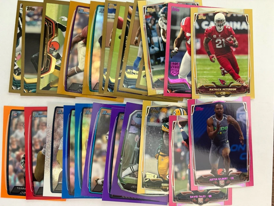 ¡Enorme lote de 144 tarjetas numeradas en serie Auto’s Relics! Béisbol fútbol Foto 2 de 4