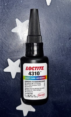 Loctite 4310 Light Cure Adhesive 1 OZ  28.3g   1401792   ONE BOTTLE