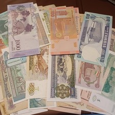 Banconote Estere E Italiane Da Collezione Vari Paesi E Conservazioni Lotto Z 56