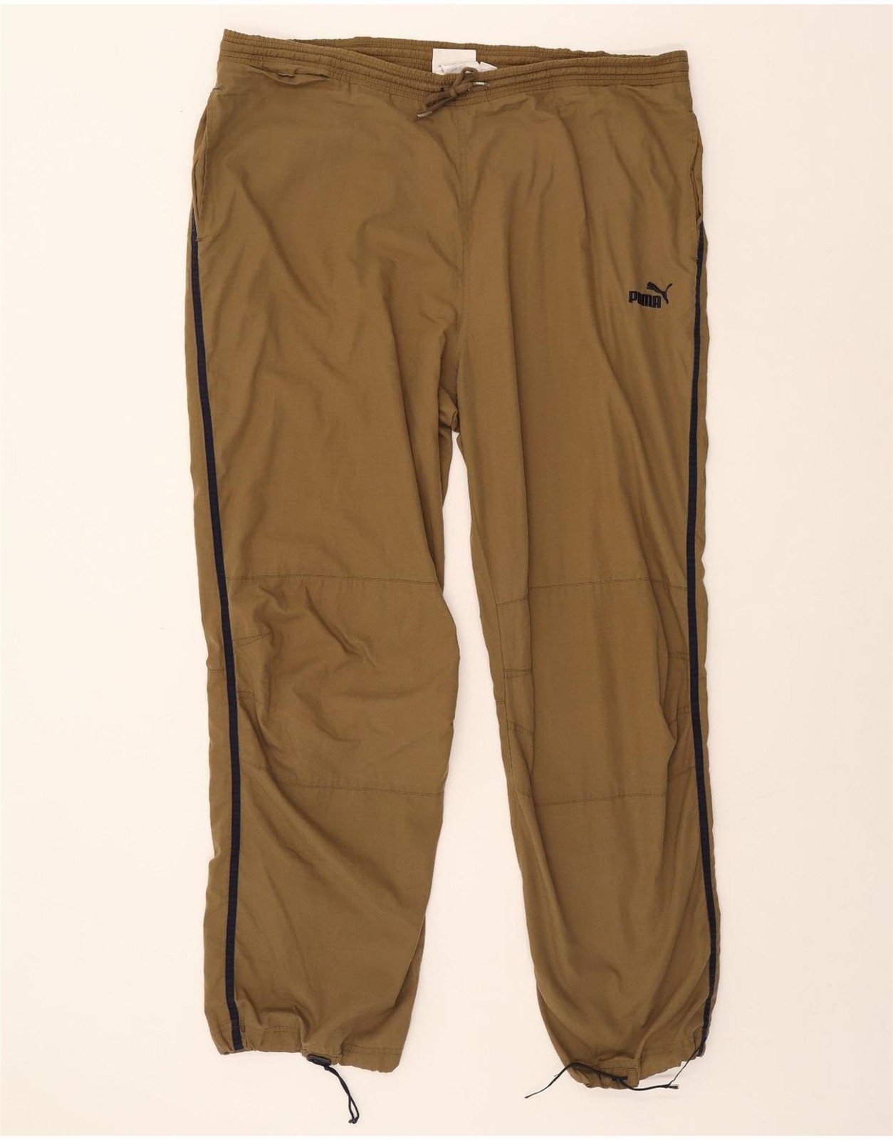PUMA Mens Tracksuit Trousers 2XL  Khaki Cotton CB11
