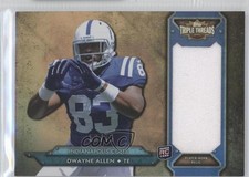 2012 Topps Triple Threads Rookie Jumbo Relic Sepia 50/75 Dwayne Allen x0y