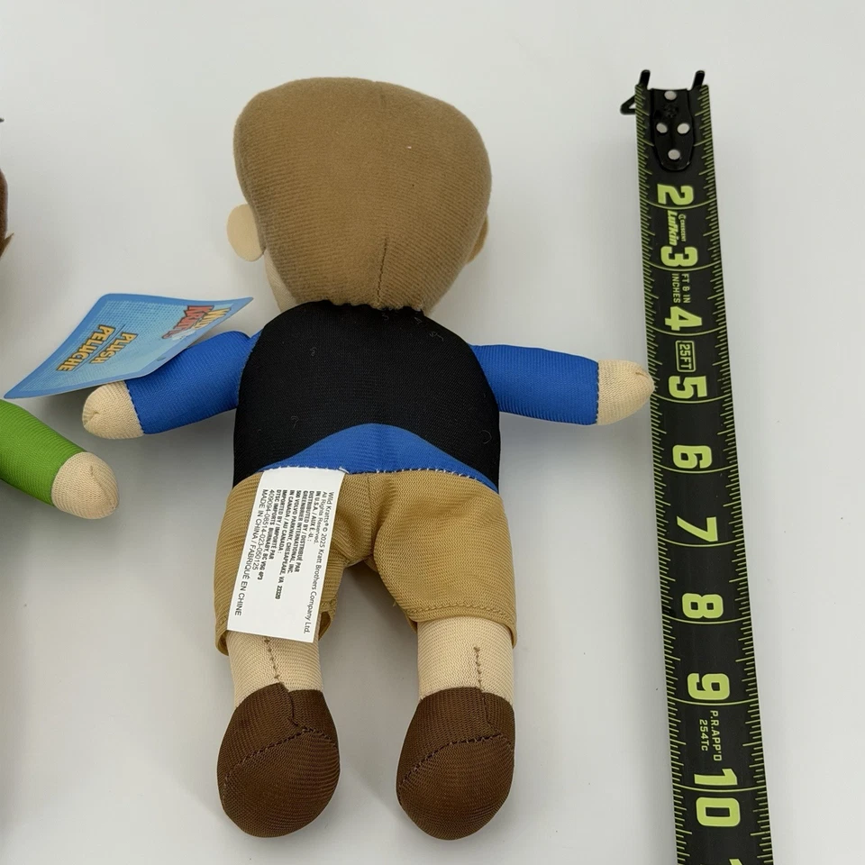 "Muñecas de peluche Wild Kratts Brothers Chris y Martin Kratt Zoboomafoo nuevas con etiquetas PBS 9,5""" Foto 4 de 4