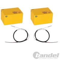 2X Hella Handbremsseile Passend FüR VW Golf
