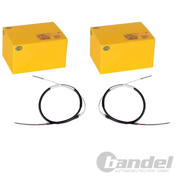 2X Hella Handbremsseile Passend FüR VW Golf-image
