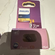 Philips LED Warm White 2700k G4 1.7w 20w 200 Lumen Bulbs 2 Pack BNIB