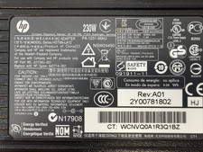 HP 693714-001 677765-001 230W AC ADAPTER HSTNN-LA12 PA-1231-66HJ