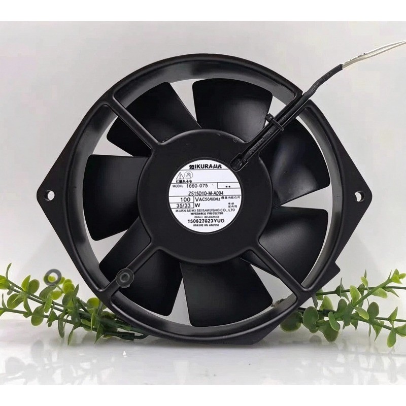 1PC NEW 1660-075 ZS15D10-M-A094 IKURA All Metal Axial Cooling Fan AC100V 35/33W