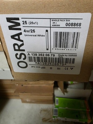 Osram Leuchtstoffröhre Leuchtmittel L 4W/ 640 Basic Universal White 5er Pack