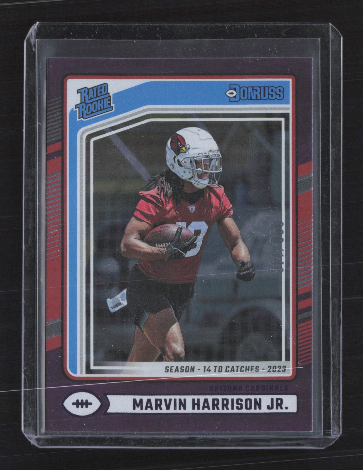 2024 Donruss #393 Marvin Harrison Jr. Season Stat Line #/140